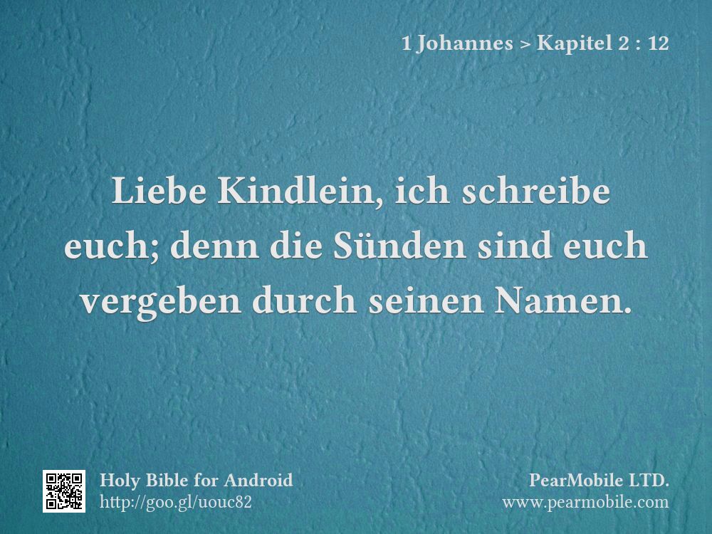 1 Johannes, Kapitel 2:12